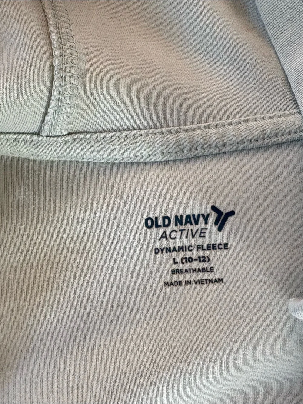 Old Navy Light Mint Green Girls Hoodie
